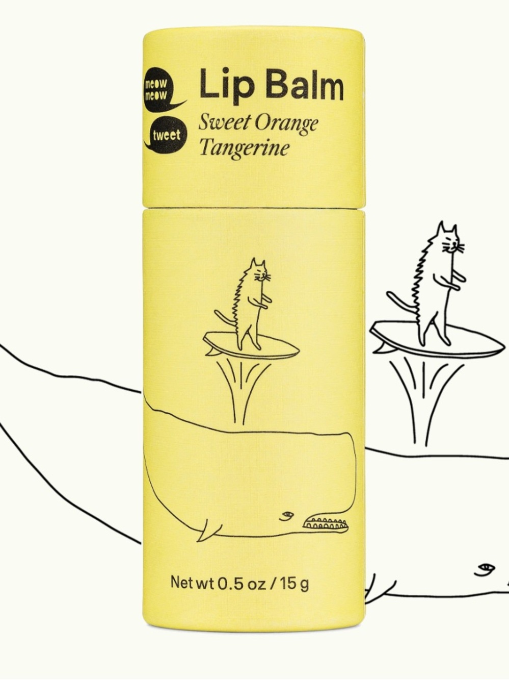 Natural Nontoxic Lip Balm Sweet Orange Tangerine NWT